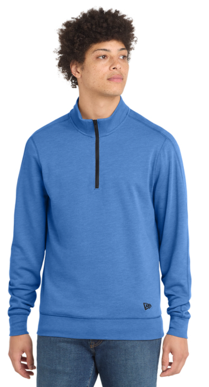 New Era® Tri-Blend Fleece 1/4-Zip Pullover