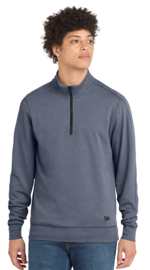 New Era® Tri-Blend Fleece 1/4-Zip Pullover